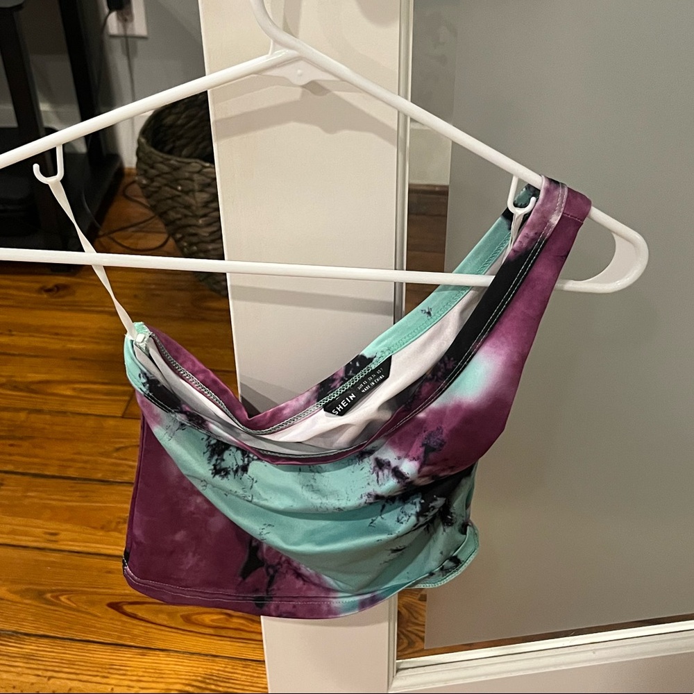 Cropped Tie-Dye Top